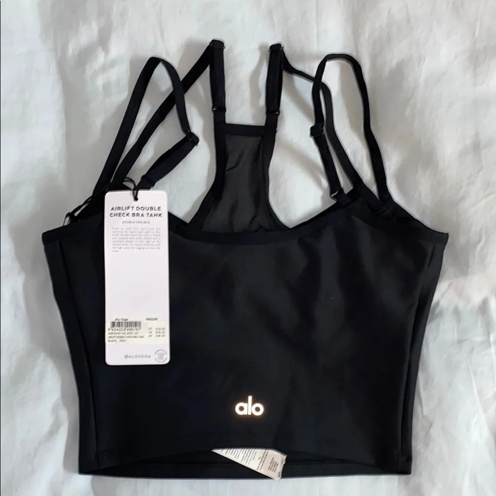 ALO Airlift Double Check Bra Tank